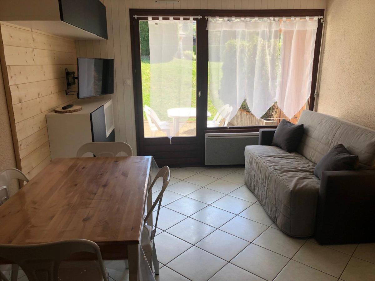 Charmant Studio Avec Terrasse Et Wifi A La Clusaz - Fr-1-459-64 Bagian luar foto